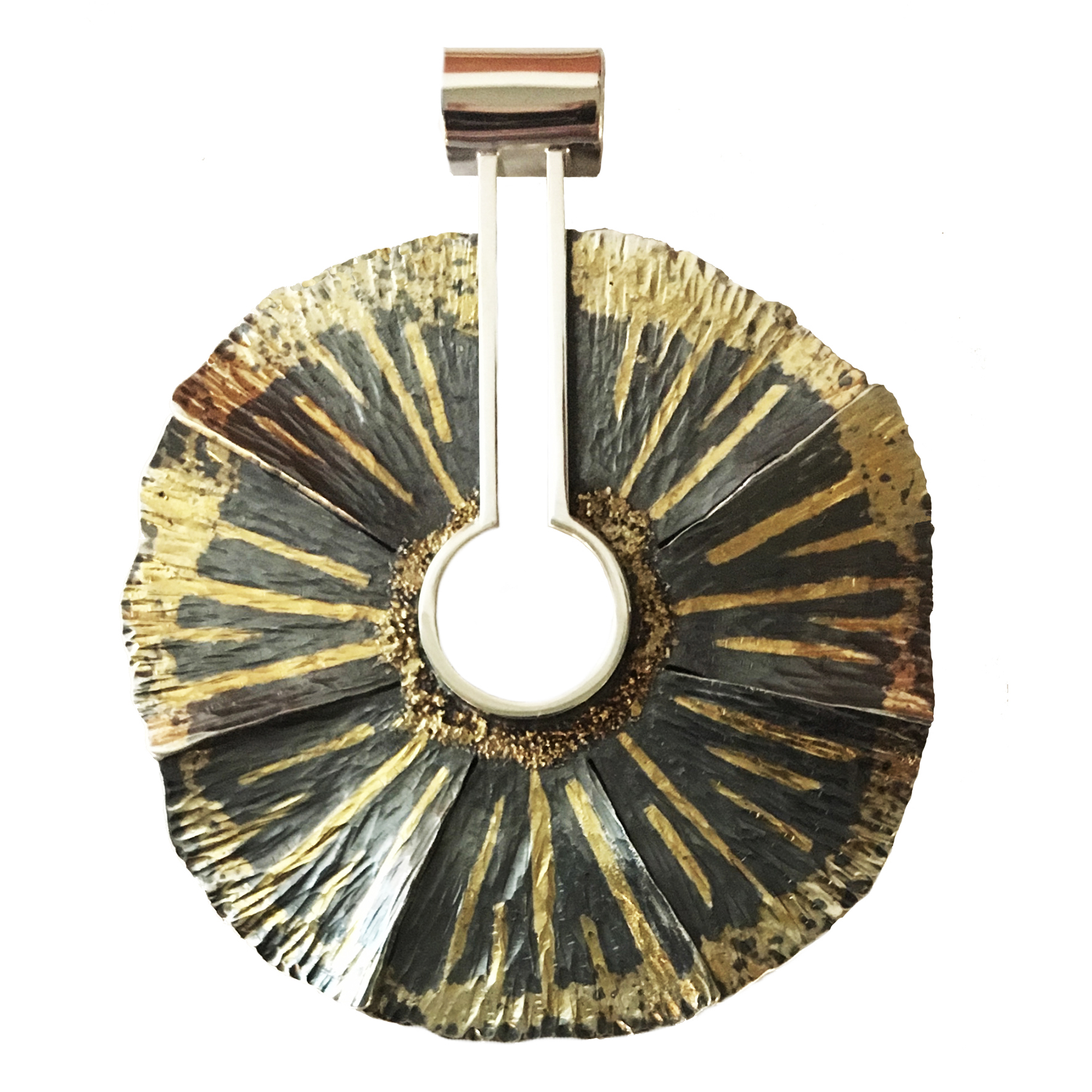 Round Leafy Pendant